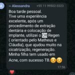 Cicatrização pós cirurgico, Acne