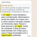 Depoimento sobre cicatrização