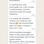 Pós cirurgia dentária